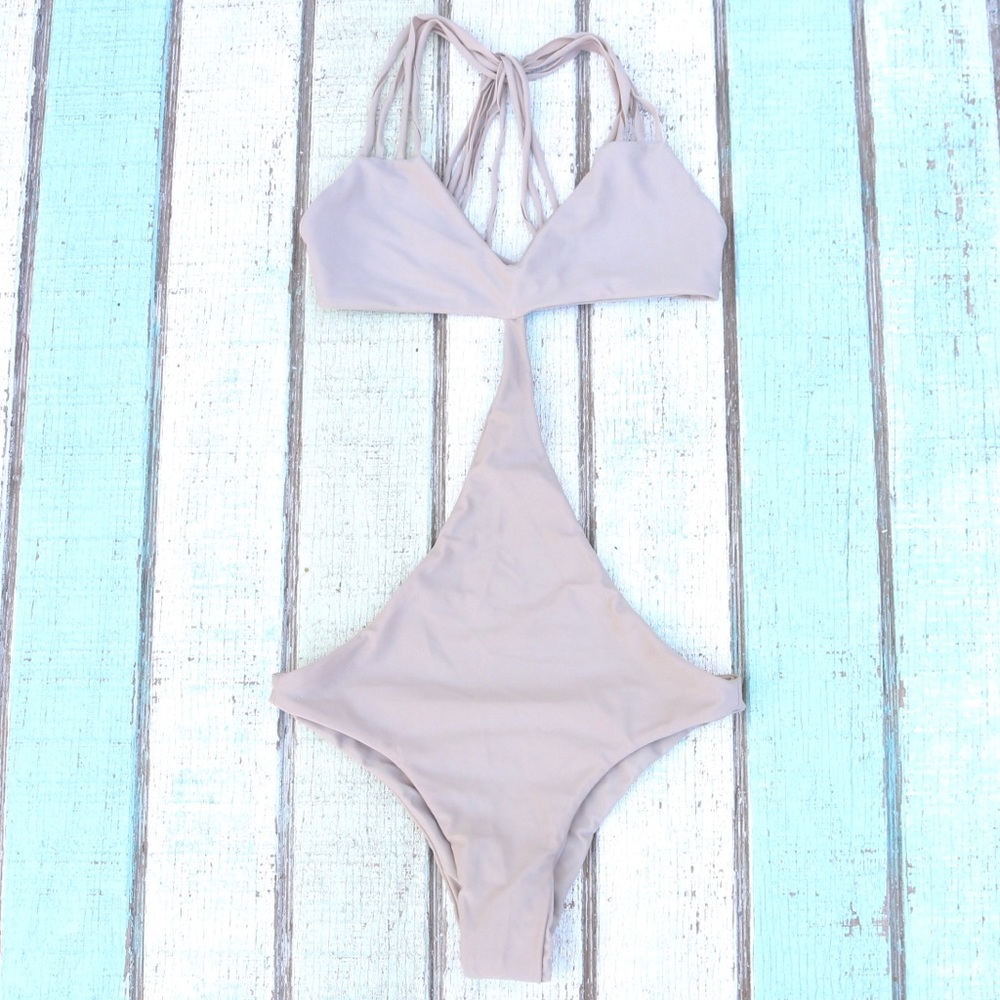 MIKOH Makaha Cement Bikini NEW! 🕷💜